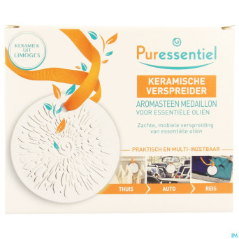 Puressentiel diffuseur ceramique galet medaillon