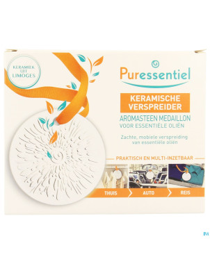 Puressentiel diffuseur ceramique galet medaillon
