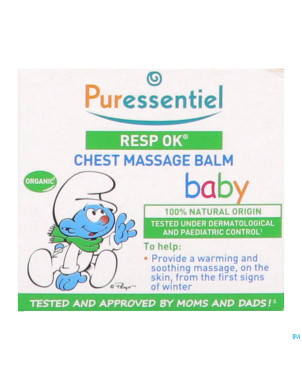 Puressentiel respiratoire baume massage bebe 30ml