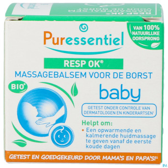 Puressentiel respiratoire baume massage bebe 30ml