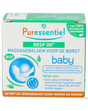 Puressentiel respiratoire baume massage bebe 30ml