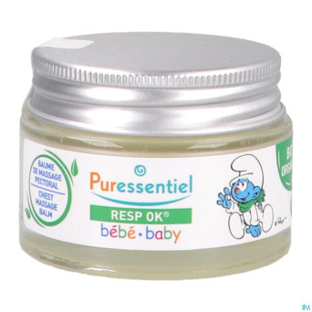Puressentiel respiratoire baume massage bebe 30ml