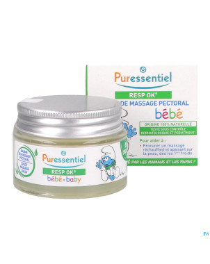 Puressentiel respiratoire baume massage bebe 30ml