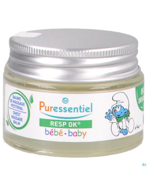 Puressentiel respiratoire baume massage bebe 30ml