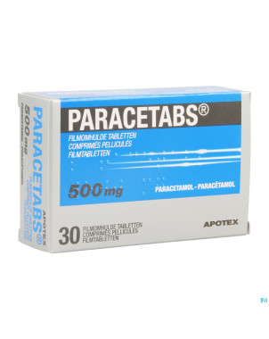 Paracetabs 500mg comp pell  30 x 500mg