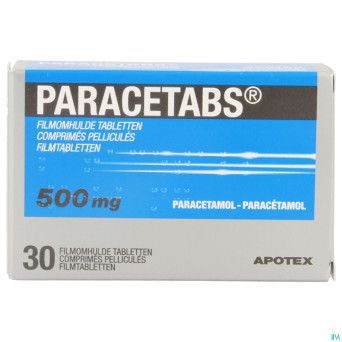 Paracetabs 500mg comp pell  30 x 500mg
