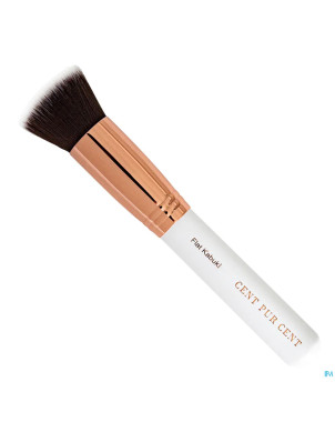 Cent pur cent pinceau flat kabuki