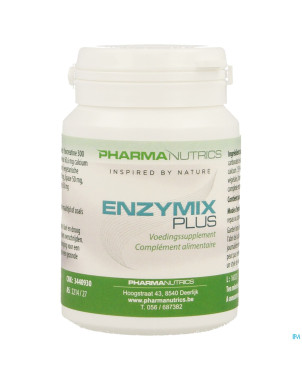 Enzymix plus v-caps  30    pharmanutrics