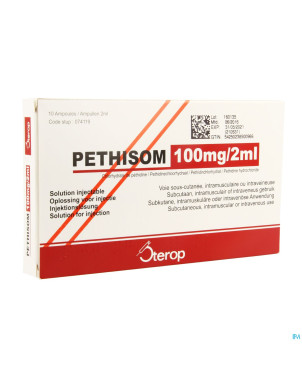 Pethisom 100mg/2ml amp  10 (amp 2ml 50mg/1ml)