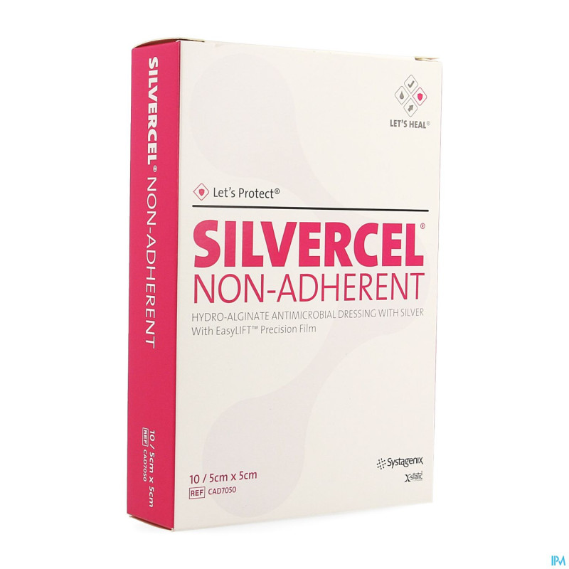 Silvercel na pans hydroalginate 5x5cm 10   cad7050