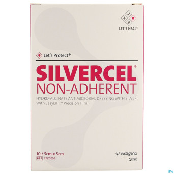 Silvercel na pans hydroalginate 5x5cm 10   cad7050
