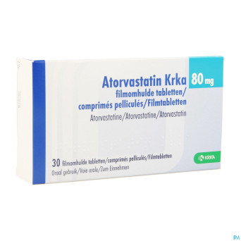 Atorvastatin hcs 80mg comp pell  30