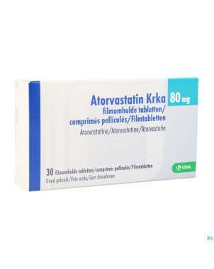 Atorvastatin hcs 80mg comp pell  30