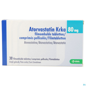 Atorvastatin hcs 80mg comp pell  30
