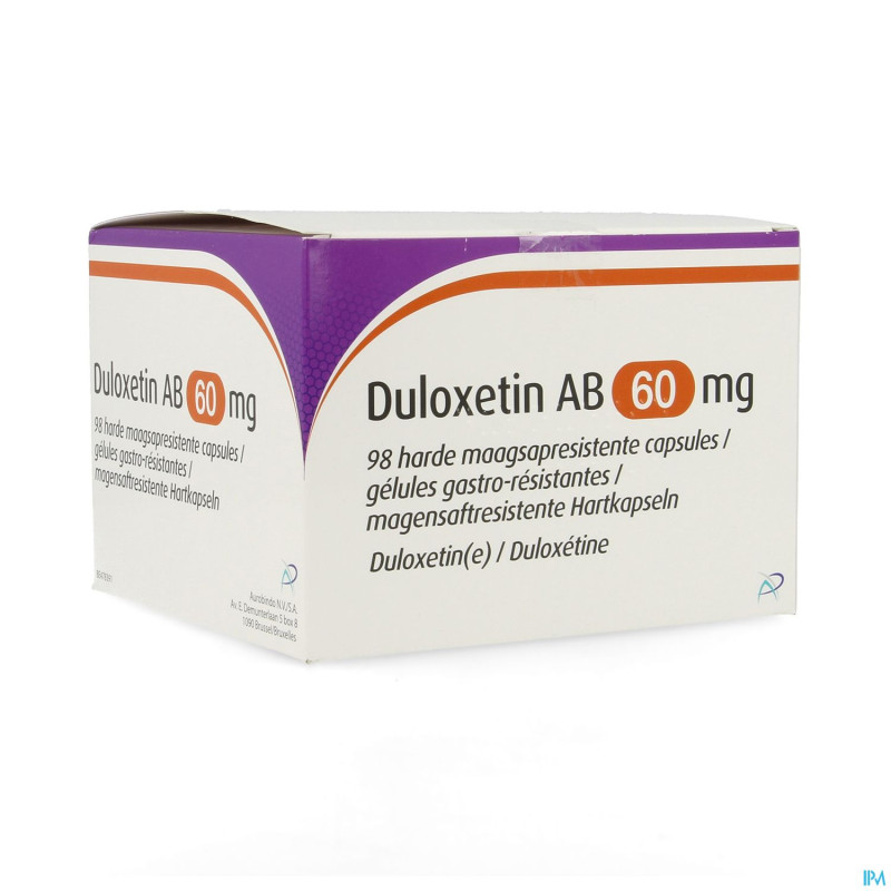 Duloxetin ab  60mg gastro resist. caps dur 98