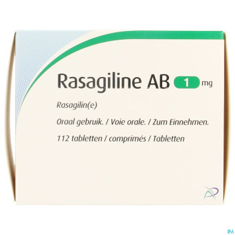 Rasagiline ab  1mg comp 112 x 1mg