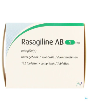 Rasagiline ab  1mg comp 112 x 1mg