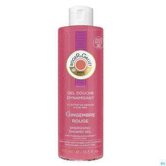 Roger&gallet gingembre rouge gel douche tube 400ml