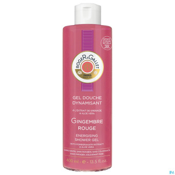 Roger&gallet gingembre rouge gel douche tube 400ml