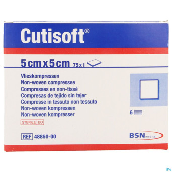 Cutisoft ster non woven    5,0x 5,0cm 75