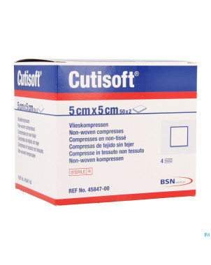 Cutisoft ster non woven    5,0x 5,0cm 50x2