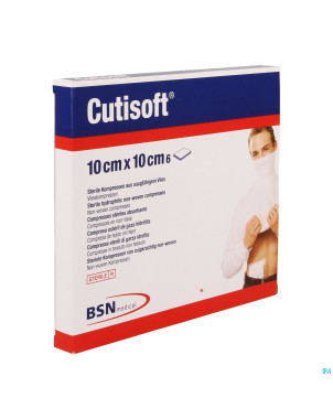 Cutisoft ster non woven    10,0x 10,0cm 6