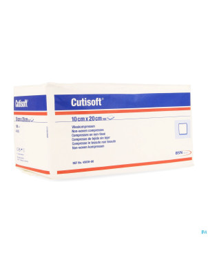Cutisoft n/st non woven 4pl    10,0x 20,0cm 100