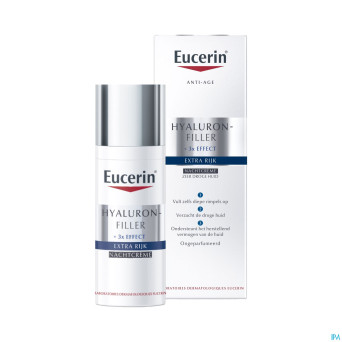 Eucerin hyaluron filler extra riche soin nuit 50ml