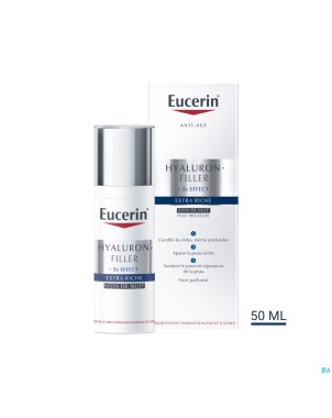 Eucerin hyaluron filler extra riche soin nuit 50ml