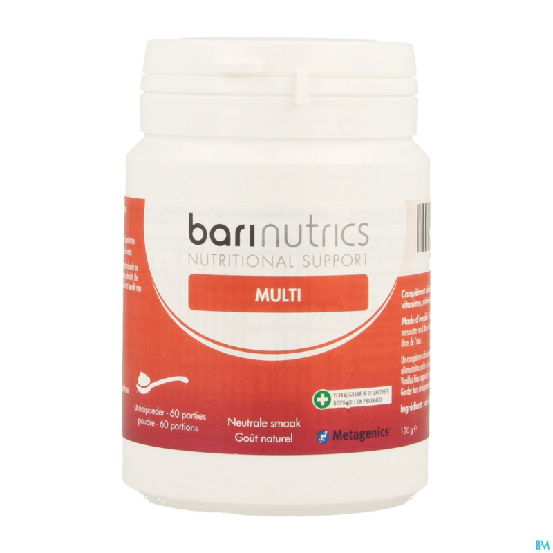 Barinutrics multi powder nature    60 portions