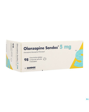 Olanzapine sandoz  5mg impexeco comp pell 98 pip