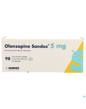 Olanzapine sandoz  5mg impexeco comp pell 98 pip