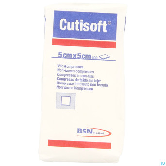 Cutisoft n/st non woven 4pl    5,0x 5,0cm 100