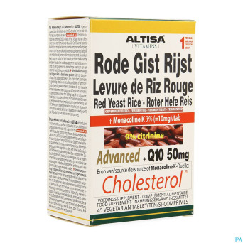 Altisa levure riz rge adv.complx+q10 natur tabl 45