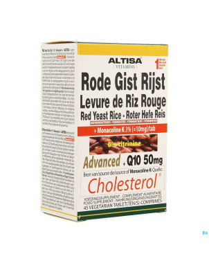 Altisa levure riz rge adv.complx+q10 natur tabl 45