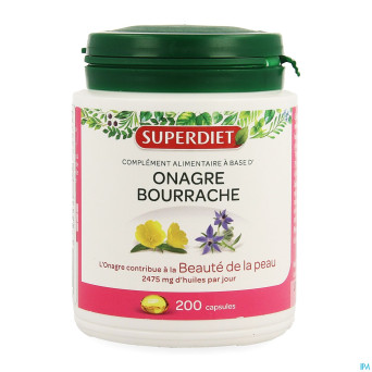 Superdiet onagre bourrache    caps 200