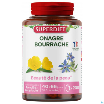 Superdiet onagre bourrache    caps 200