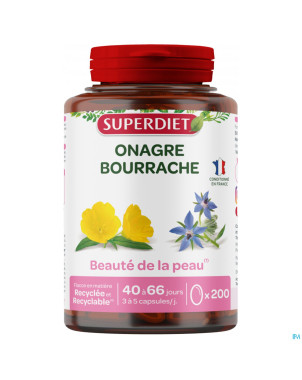 Superdiet onagre bourrache    caps 200