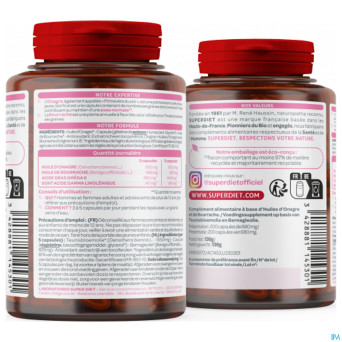 Superdiet onagre bourrache    caps 200