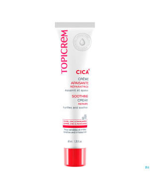 Topicrem cica creme apaisante    tube 40ml