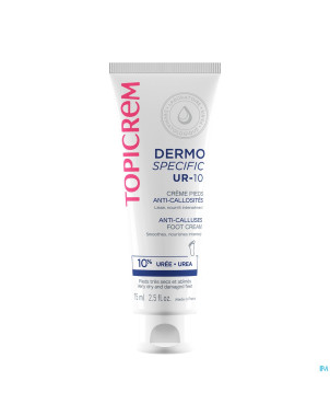 Topicrem ur10 creme pieds a/callosites   tube 75ml