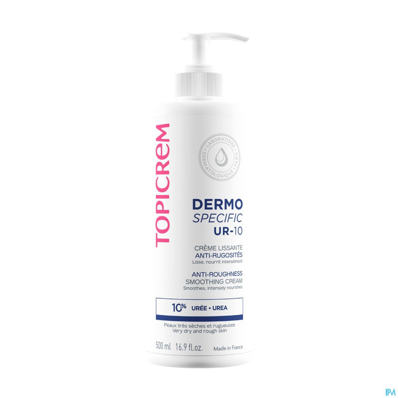 Topicrem ur10 creme lissante a/rugosites    500ml