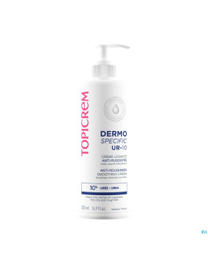 Topicrem ur10 creme lissante a/rugosites    500ml