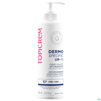 Topicrem ur10 creme lissante a/rugosites    500ml