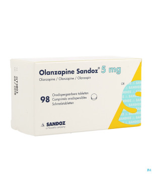 Olanzapine sandoz  5mg impexeco comp orodisp.98pip