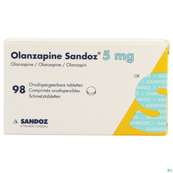 Olanzapine sandoz  5mg impexeco comp orodisp.98pip