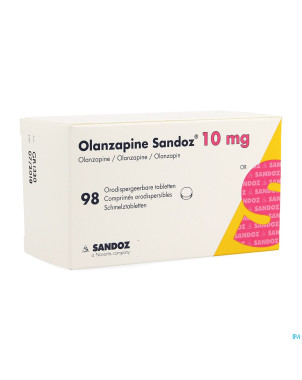 Olanzapine sandoz 10mg impexeco comp orodisp.98pip