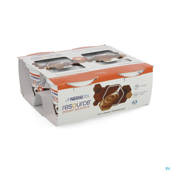 Resource dessert gourmand chocolat 4x125g 12311109