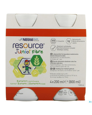 Resource junior fibre banane    4x200ml