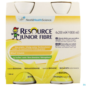 Resource junior fibre banane    4x200ml